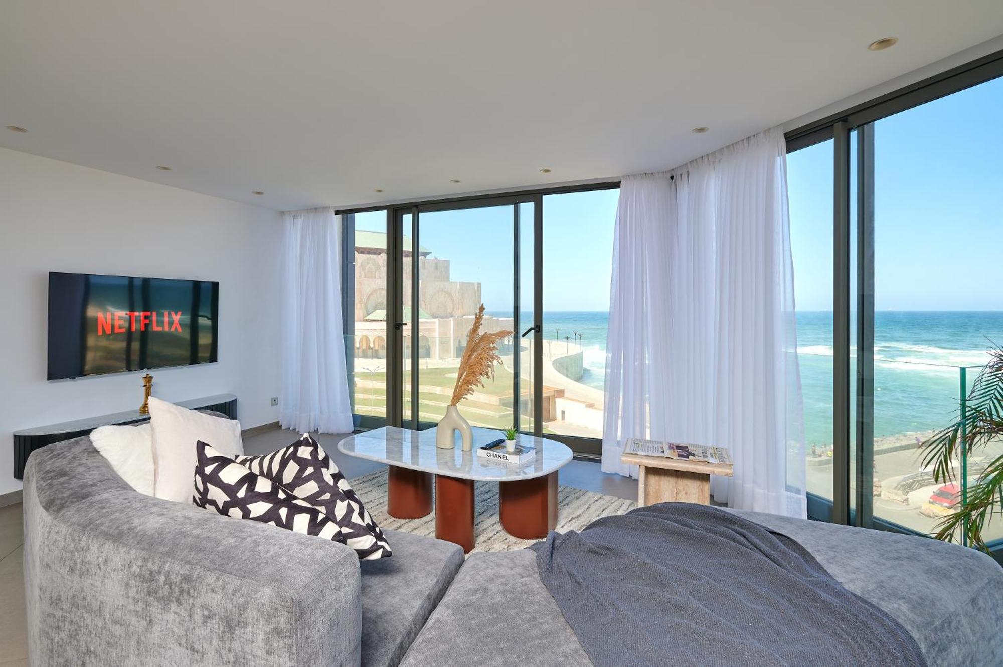 Thecasaedition - Bel Azur - Sea View & Hassan II Mosque Residency Kazablanka Dış mekan fotoğraf