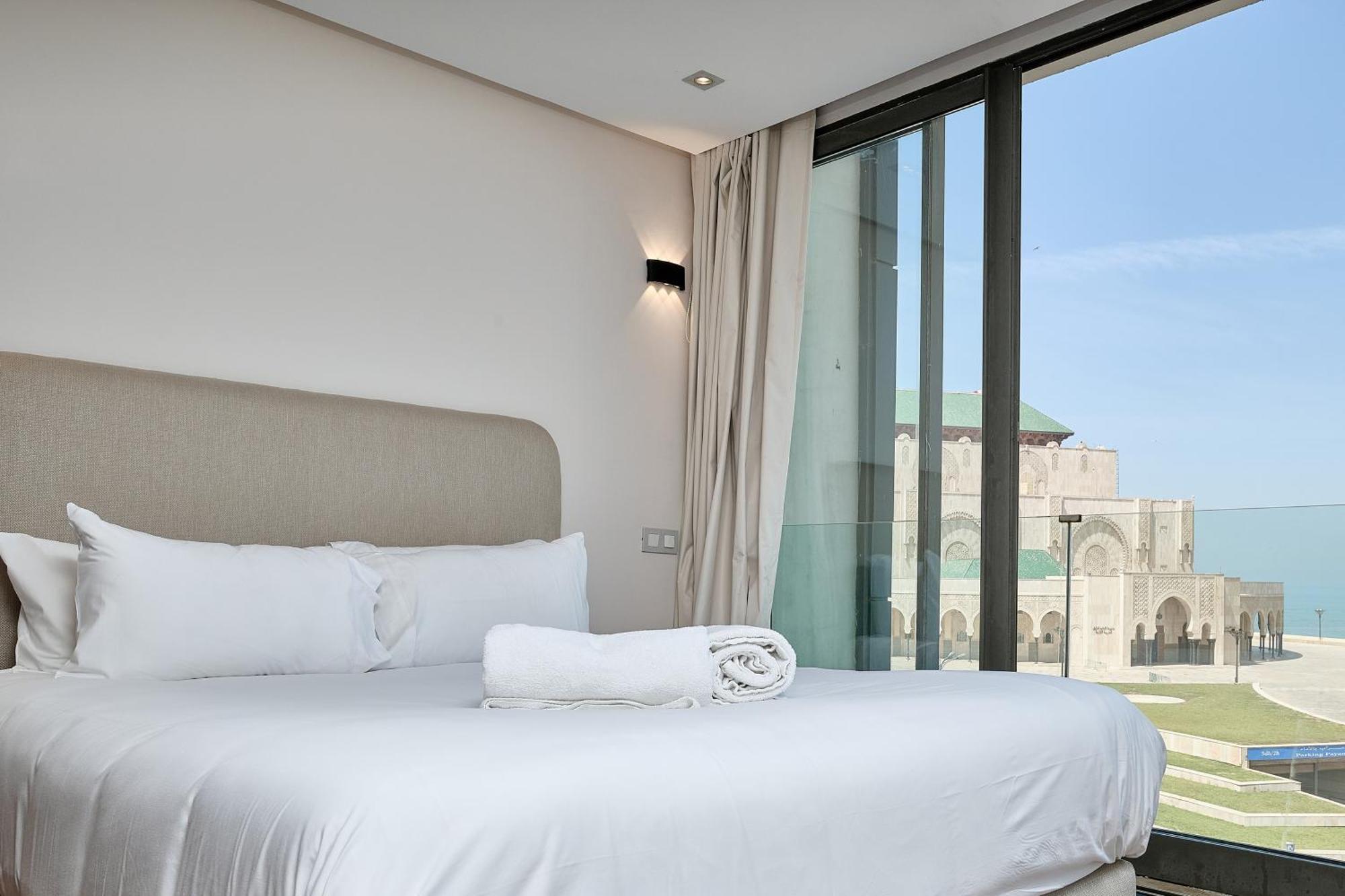 Thecasaedition - Bel Azur - Sea View & Hassan II Mosque Residency Kazablanka Dış mekan fotoğraf