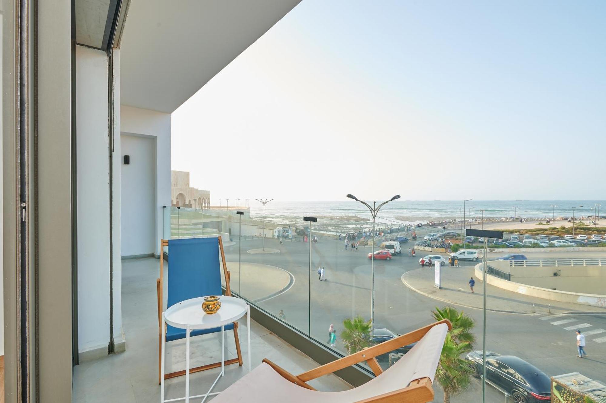 Thecasaedition - Bel Azur - Sea View & Hassan II Mosque Residency Kazablanka Dış mekan fotoğraf