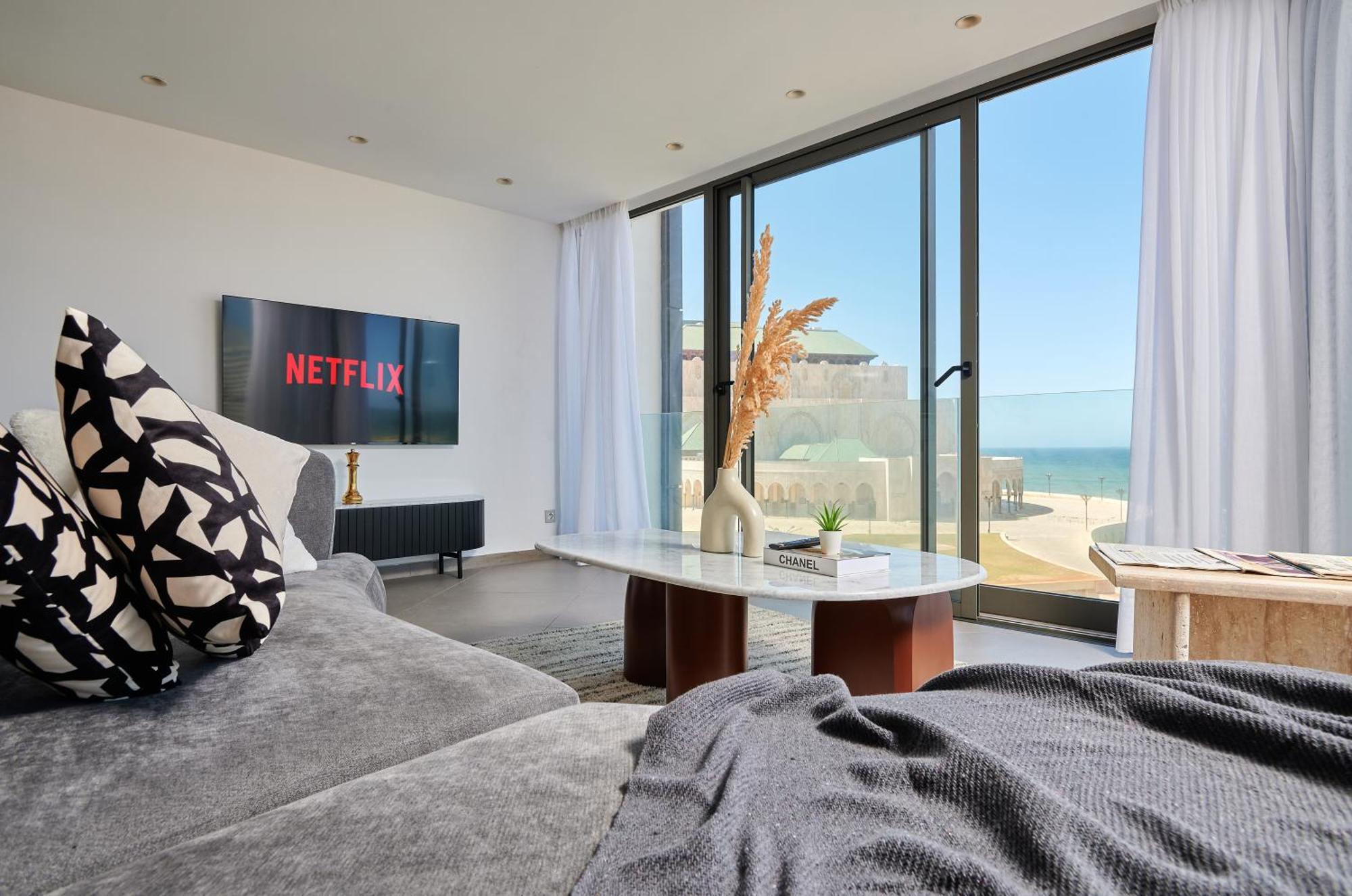 Thecasaedition - Bel Azur - Sea View & Hassan II Mosque Residency Kazablanka Dış mekan fotoğraf