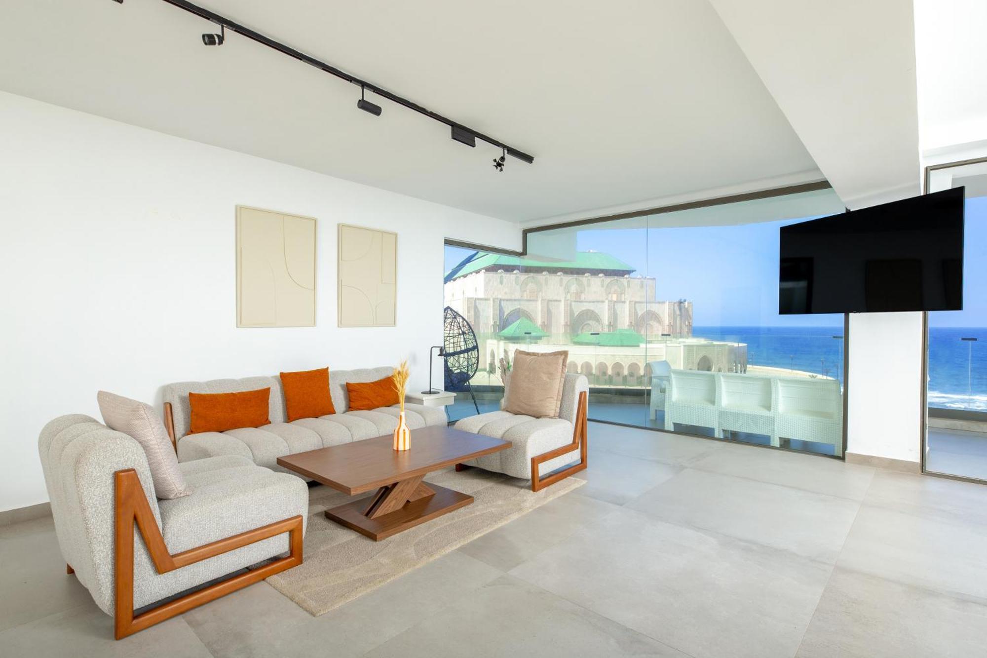 Thecasaedition - Bel Azur - Sea View & Hassan II Mosque Residency Kazablanka Dış mekan fotoğraf